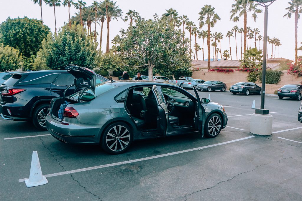 A review of the 2019 Volkswagen Passat driven in beautiful Palm Springs with a Girl's Guide to Cars