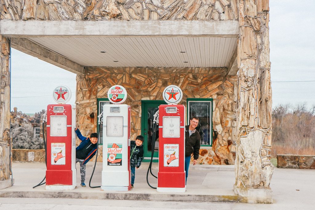 Best places to take Instagram Photos in Decatur Texas|Petrified Wood Gas Station in Decatur Texas