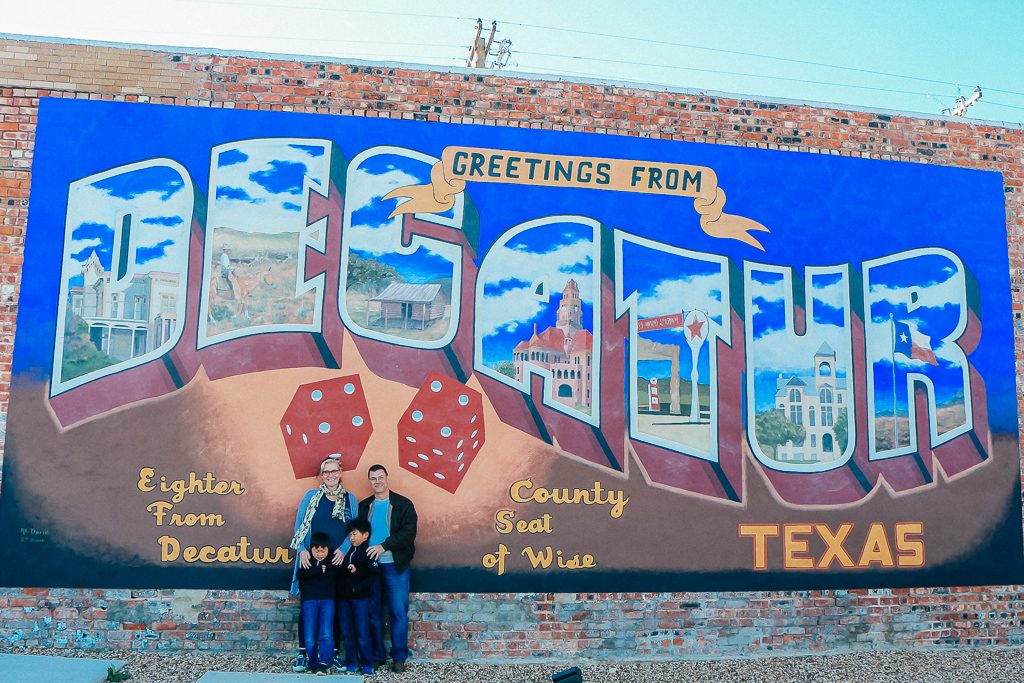 Best places to take Instagram Photos in Decatur Texas|Greetings from Decatur Texas mural