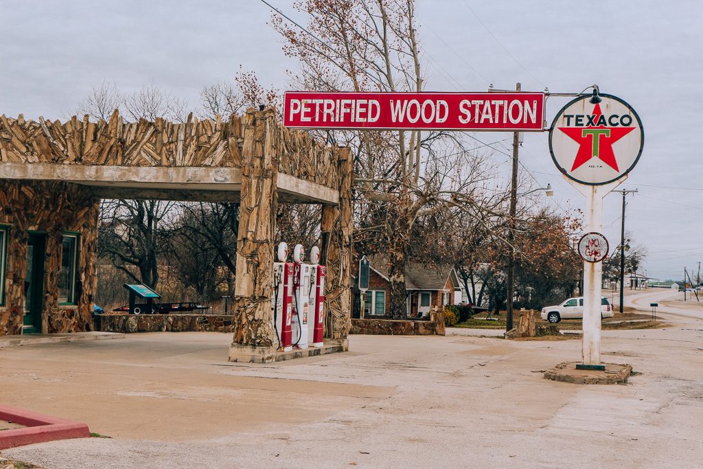 Best places to take Instagram Photos in Decatur Texas|Petrified Wood Gas Station in Decatur Texas