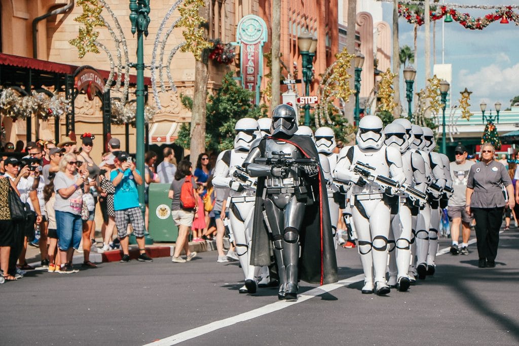 Open to close touring plan for Disney's Hollywood Studios|Captain Phasma and Storm Troopers at Hollywood Studios