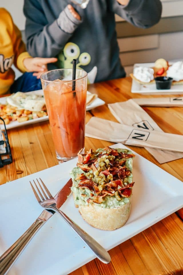 where to eat breakfast in Tempe|Bloody Mary and avocado toast
