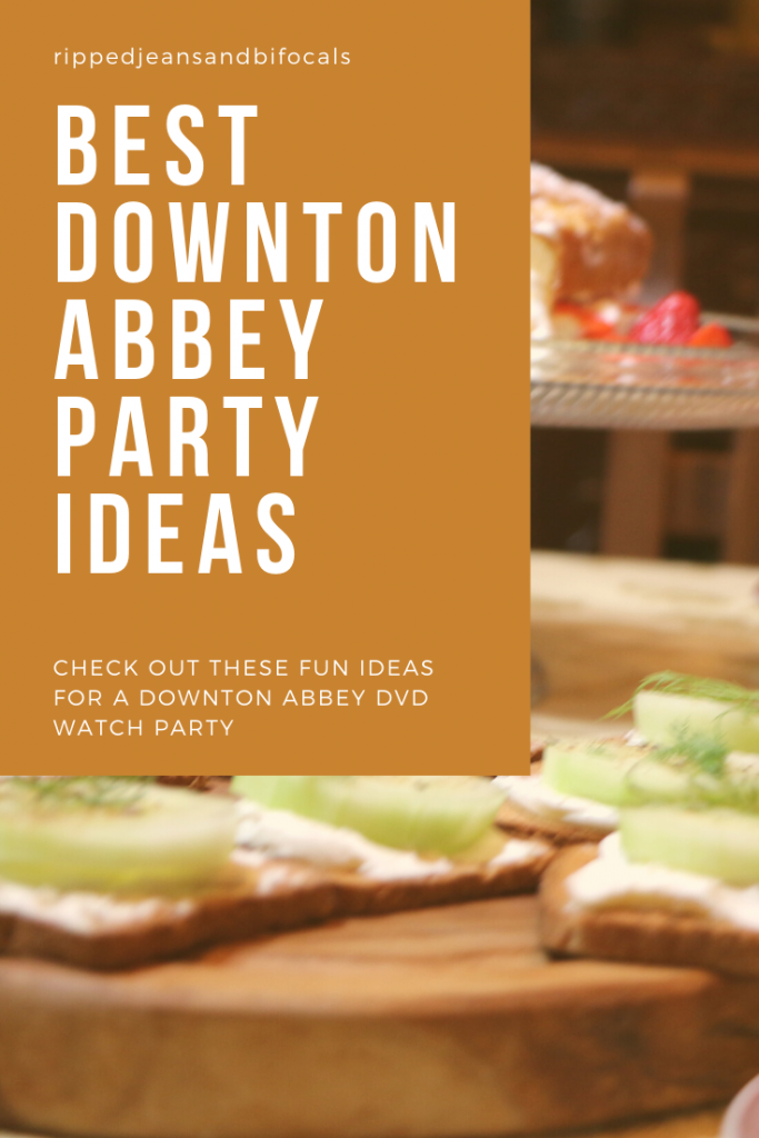 Downton Abbey Movie night lots of Downton Abbey Party ideas