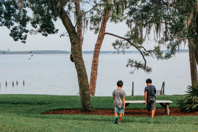 Alabama Beaches Coastal Arts center two boys