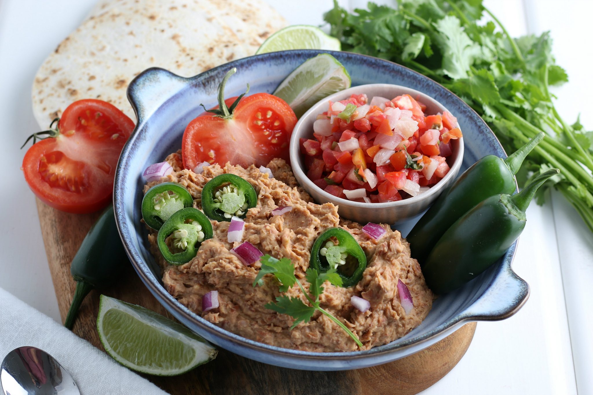 Homemade Refried Bean Recipe Ripped Jeans & Bifocals