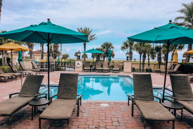 Hot tub at Hammock Beach Resort Palm Coast Florida