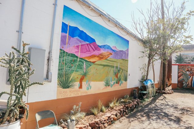 murals in Alpine in West Texas