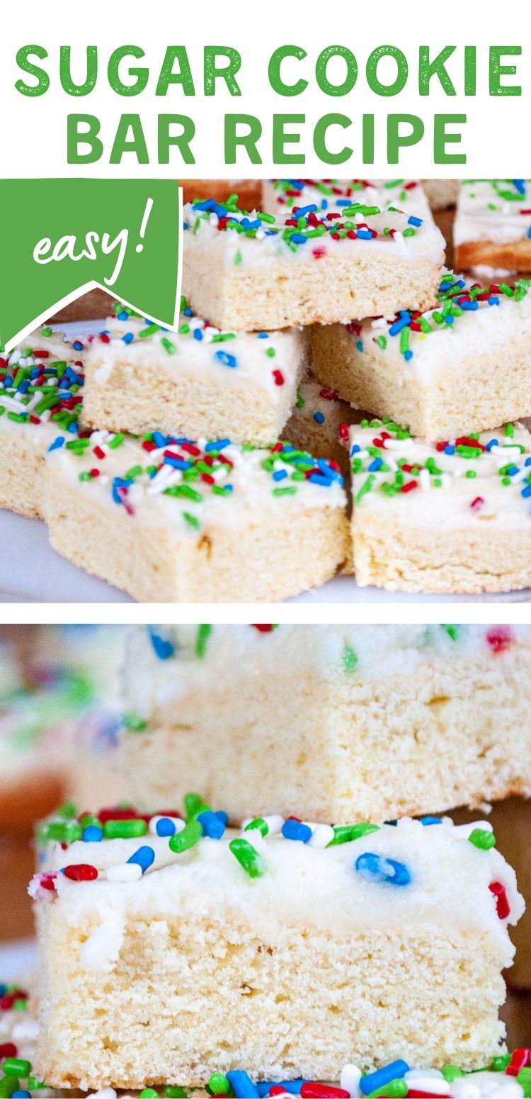 Ugly Christmas Sweater Sugar Cookie Bars 