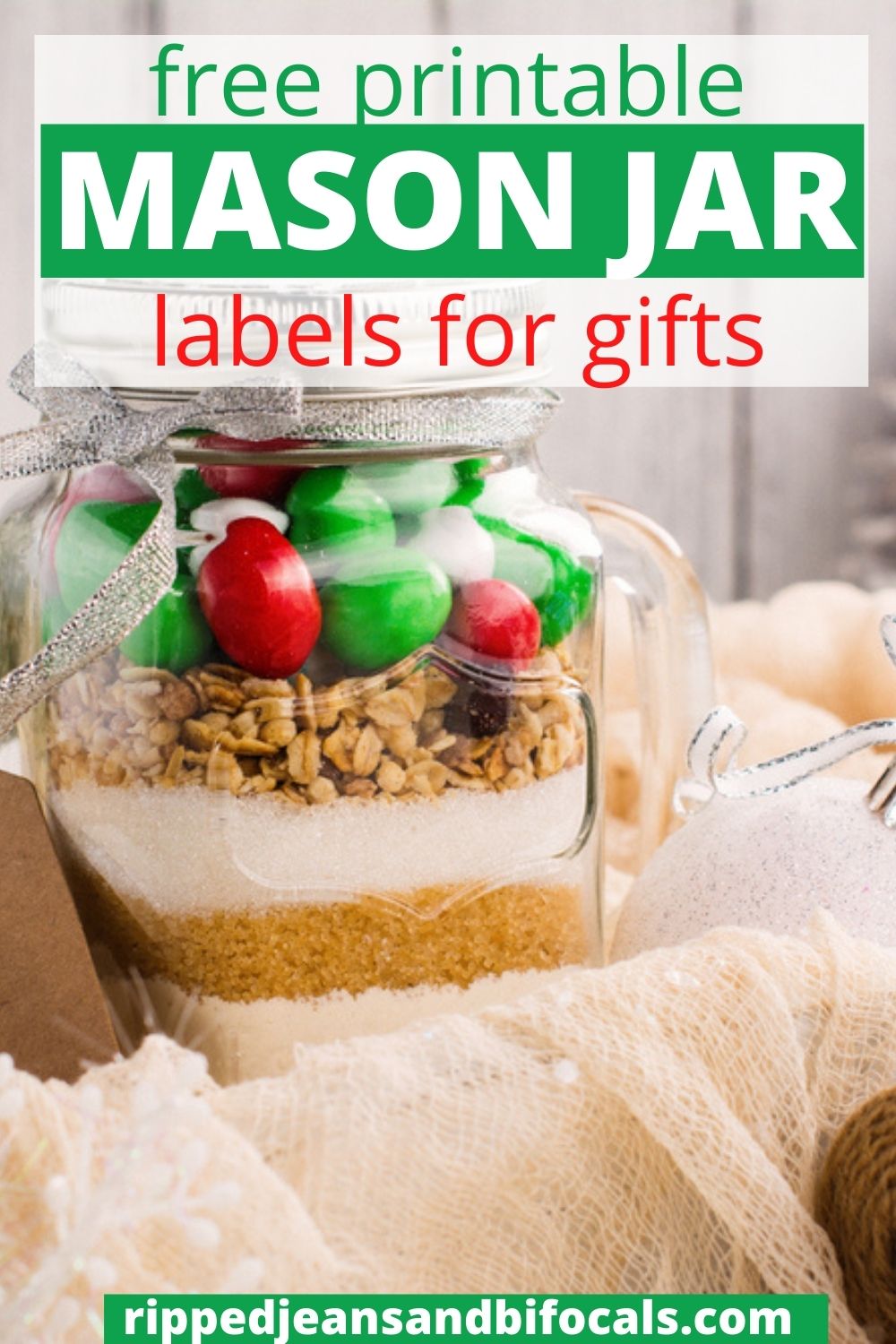 Free Printable Mason Jar Labels for Christmas Gifts