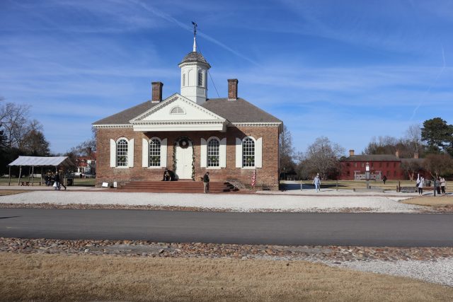 Courthouse in Colonial Williamsburg