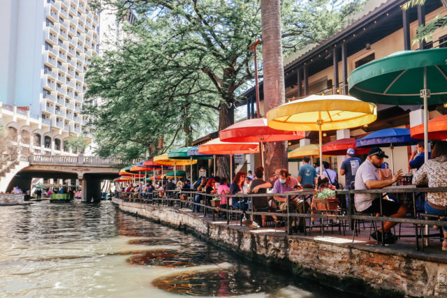 Outdoor dining San Antonio Riverwalk