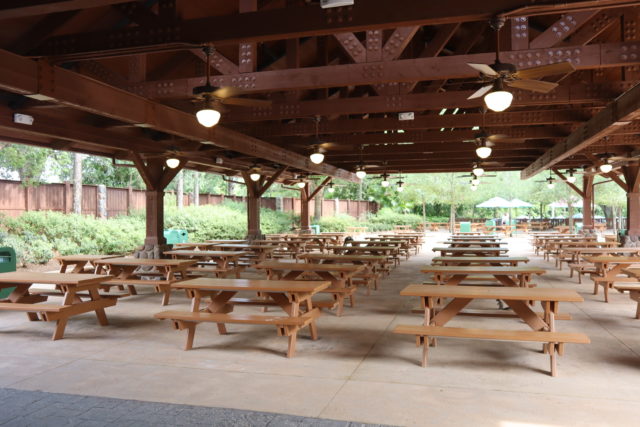 Seating at Lottawatta Creek Blizzard Beach