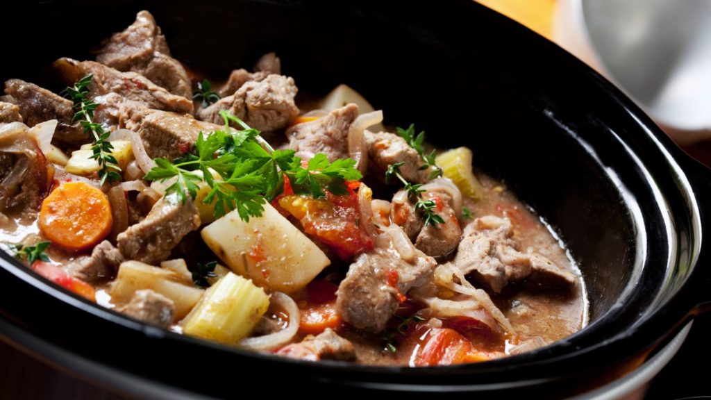 Crock pot beef stew.