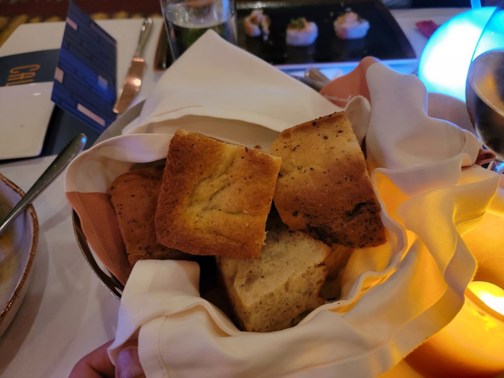 California Grill review bread service