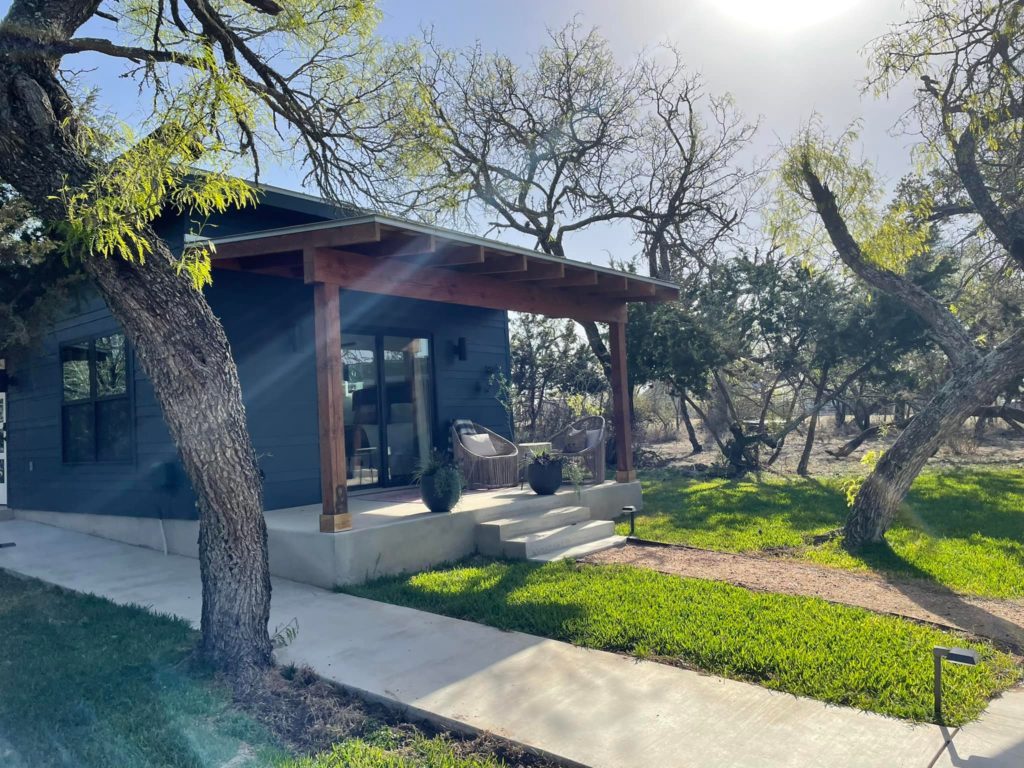 view of cabins at ololo fredericksburg TX