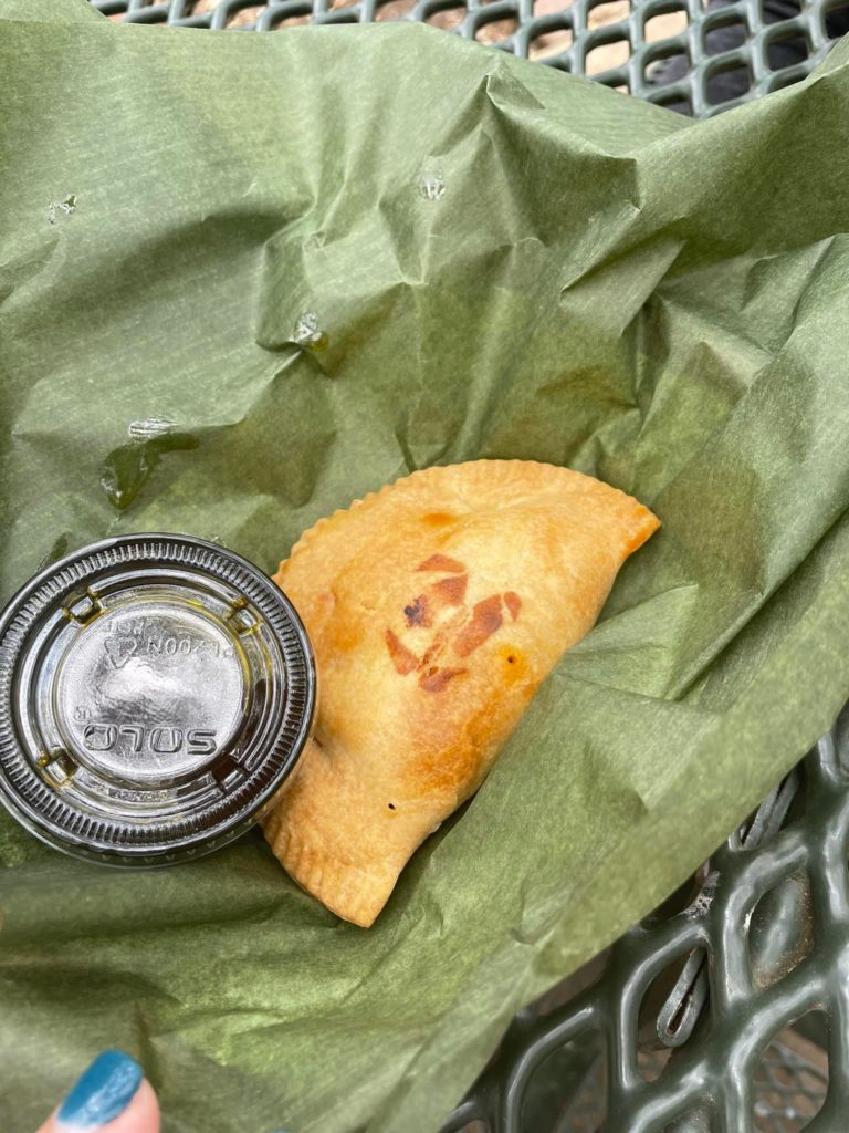 SeaWorld San Antonio Seven Seas Food Festival Plant Based Options spinach empanadas