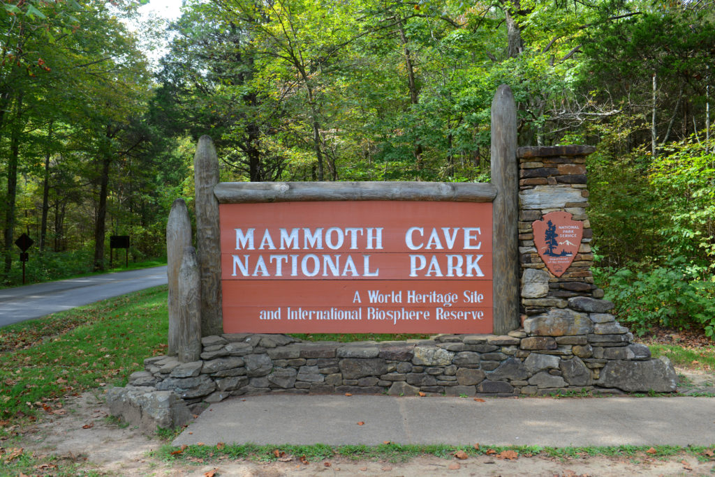 Mammoth cave National Park Sign