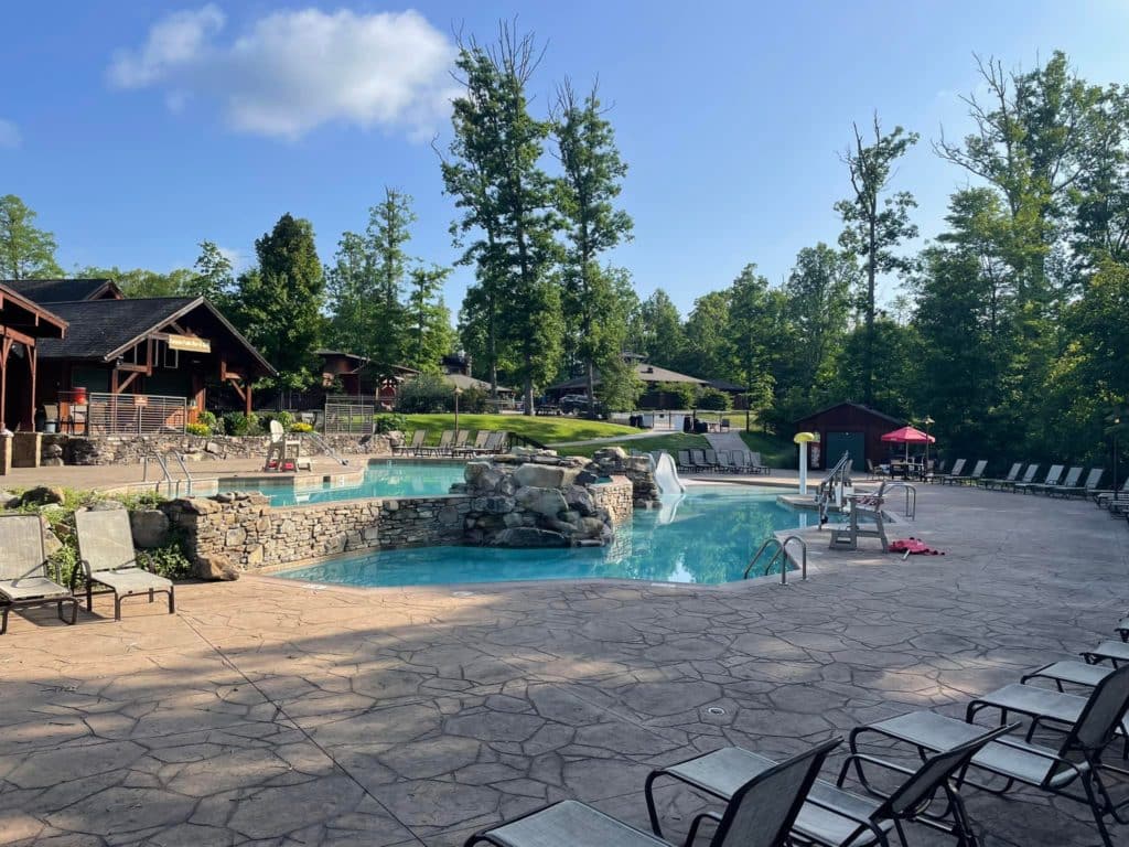 Pool at Adventures on the Gorge