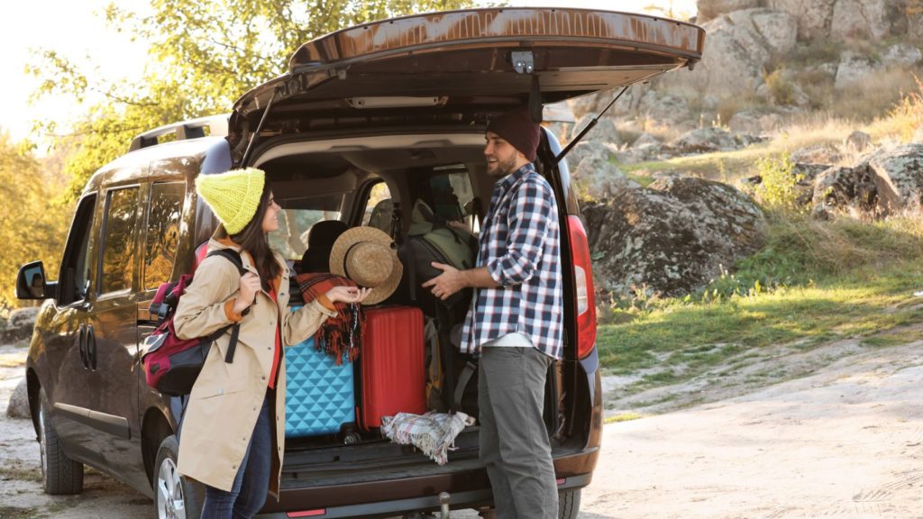 Camping tent family travel.