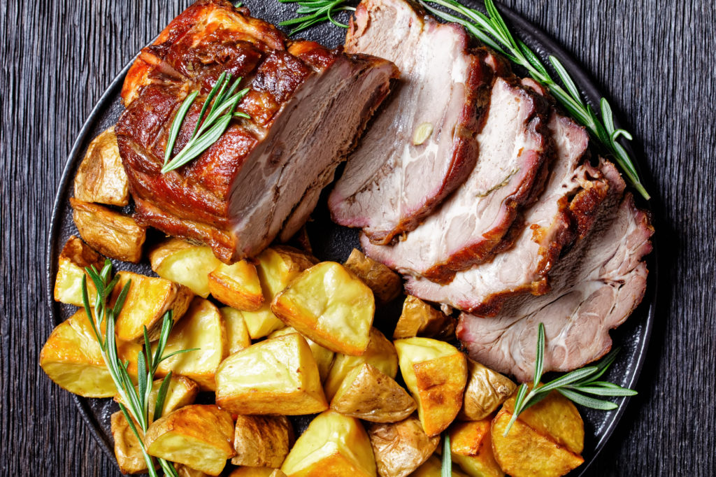 Roast pork.