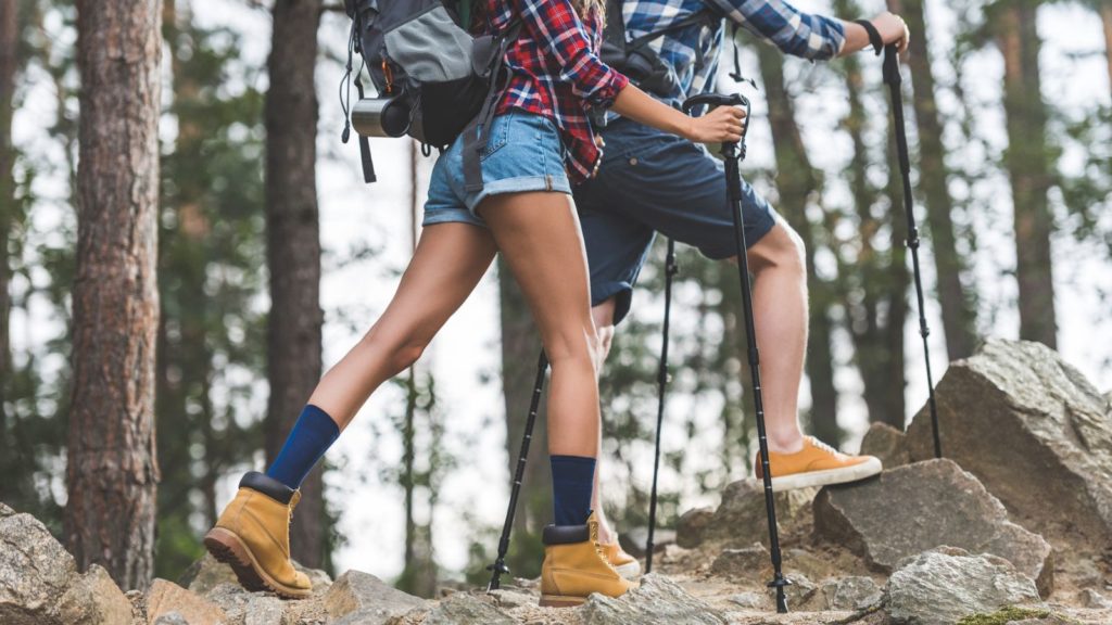 Couple Hiking.