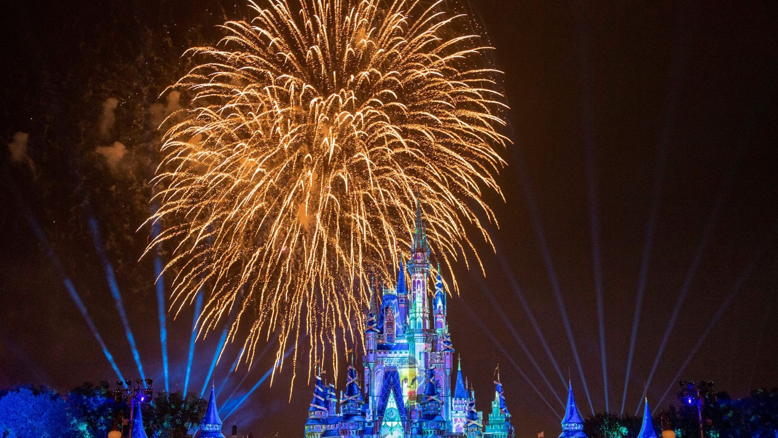 Disney fireworks.