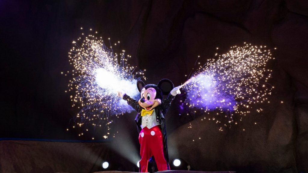 Mickey at Fantasmic.