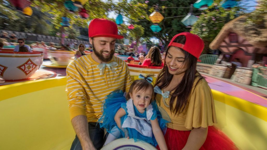 Family at Disneyland.