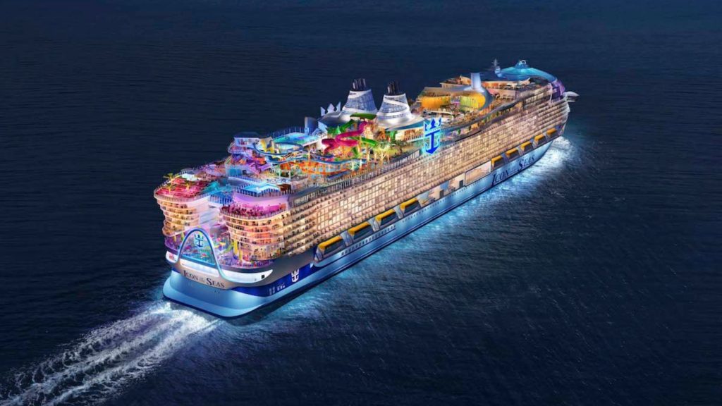 Rendering of Icon of the Seas.