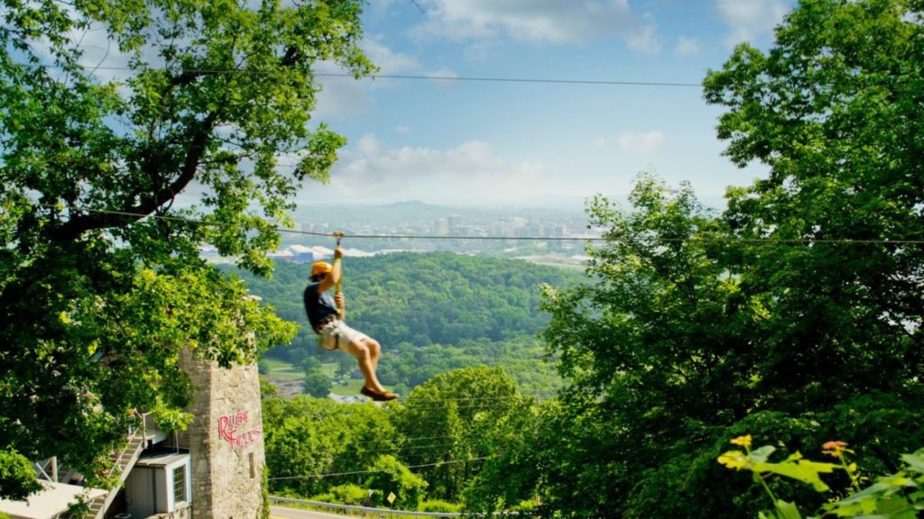 Ruby Falls Zipline.